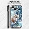 2016 Luxury Flower B Phone Case For 17 16 15 14 13 12 11 Mini XS XR X 6S 6 Pro Max Plus Black Soft Cover