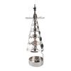 Candle Holder Tree Shaped Revolving Candle Holder for Home Decoration Dinner Ambiance Festival Decor Silver