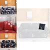 Floral Leaves Printed Soft Sofa Cover For 1/2/3/4 Seater Couches Excellent Fit And Stretch