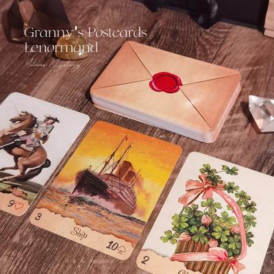 Бабусині листівки Карти Оракул Колоди Таро для початківців Професіоналів Стіл з ворожіннями