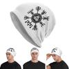 Wikinger Mythologie Vegvisir Schild Valhalla Unisex Erwachsenen Mützen Strickmützen Mütze Warm Hip Hop Herbst Winter Beanie Mützen