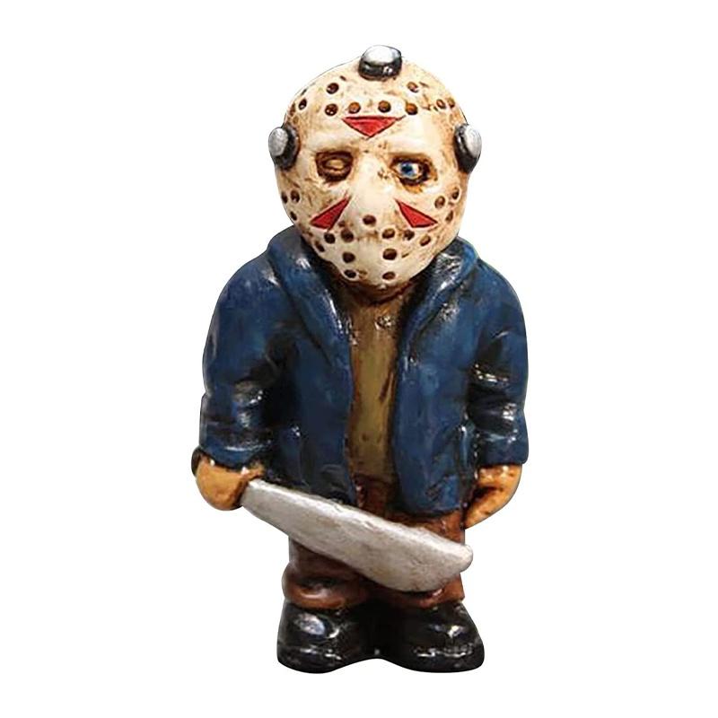 Gnomes d'Horreur Effrayants Pour Décoration de Jardin d'Halloween Figurines en Résine Fabriquées à la Main