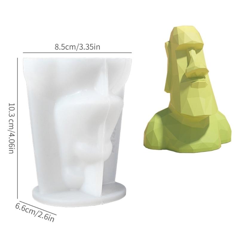 3D Art Statue Silicone Candle Molds for Candle Soap Gypsum Decoration Epoxy Resin Silicone Molds Fondant Silicone Molds