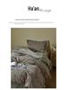 Retro Wabi-Sabi Pure Cotton Jacquard Four-Piece Bedding Set - Vintage High-End Feel Sheets & Duvet Covers