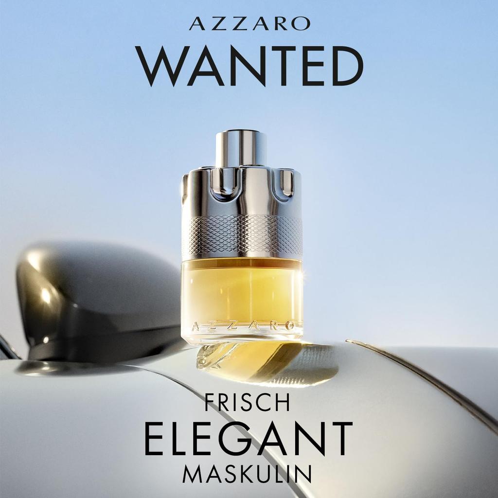 Azzaro Wanted Men's Perfume | Eau De Toilette Spray | Long-lasting | Woody-spicy Men's Fragrance | 100 Ml