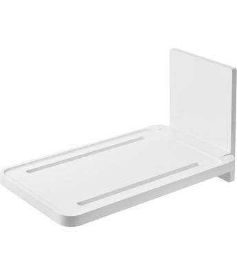 Yamazaki Jitsugyo Magnet Bathroom Folding Shelf White Approx. W22XD38.7XH22cm Tower Easy Installation Space Saving 5532