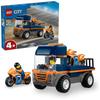 LEGO City Bike Transport Vehicle Toy for Kids 4-6 Years Old with Blocks and Accessories