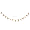 Fabric Wonderful Vintage Decor Burlap Chic Shabby Wedding Jute Banner Hessian Bunting Lace Bunting