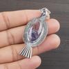 Natural Red Bloodstone Gemstone 925 Sterling Silver Jewelry  Pendant 2.17" AJP-2136