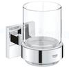 Start Cube Toothbrush Holder 41097000, Chrome