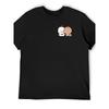 Cute Dudu Bear Panda Kissing Graphic Tee Mens Casual Short Sleeve Cotton Round Neck Tshirt