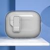 Magnetic Auto Switch Lock Protective Cover Transparent crystal headphone case For Airpods 4 case For Airpods Pro 2 3 1 case