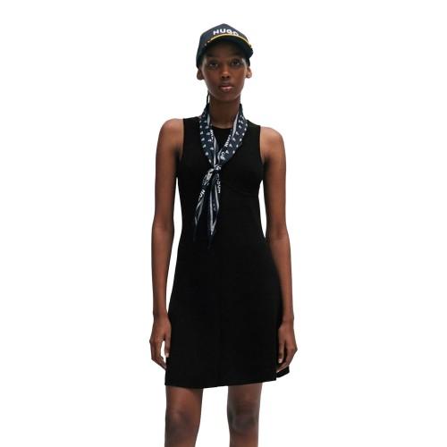 Hugo Womens/Ladies Sriangla Fitted And Flared Sleeveless Dress