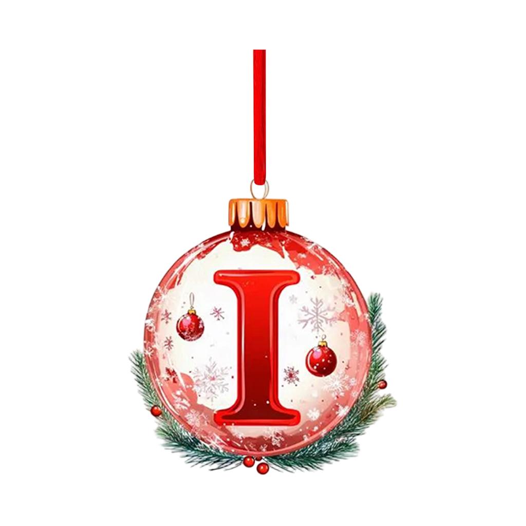 2D Christmas Decoration Pendant Christmas Tree Tag Theme Party Crafts Ornament