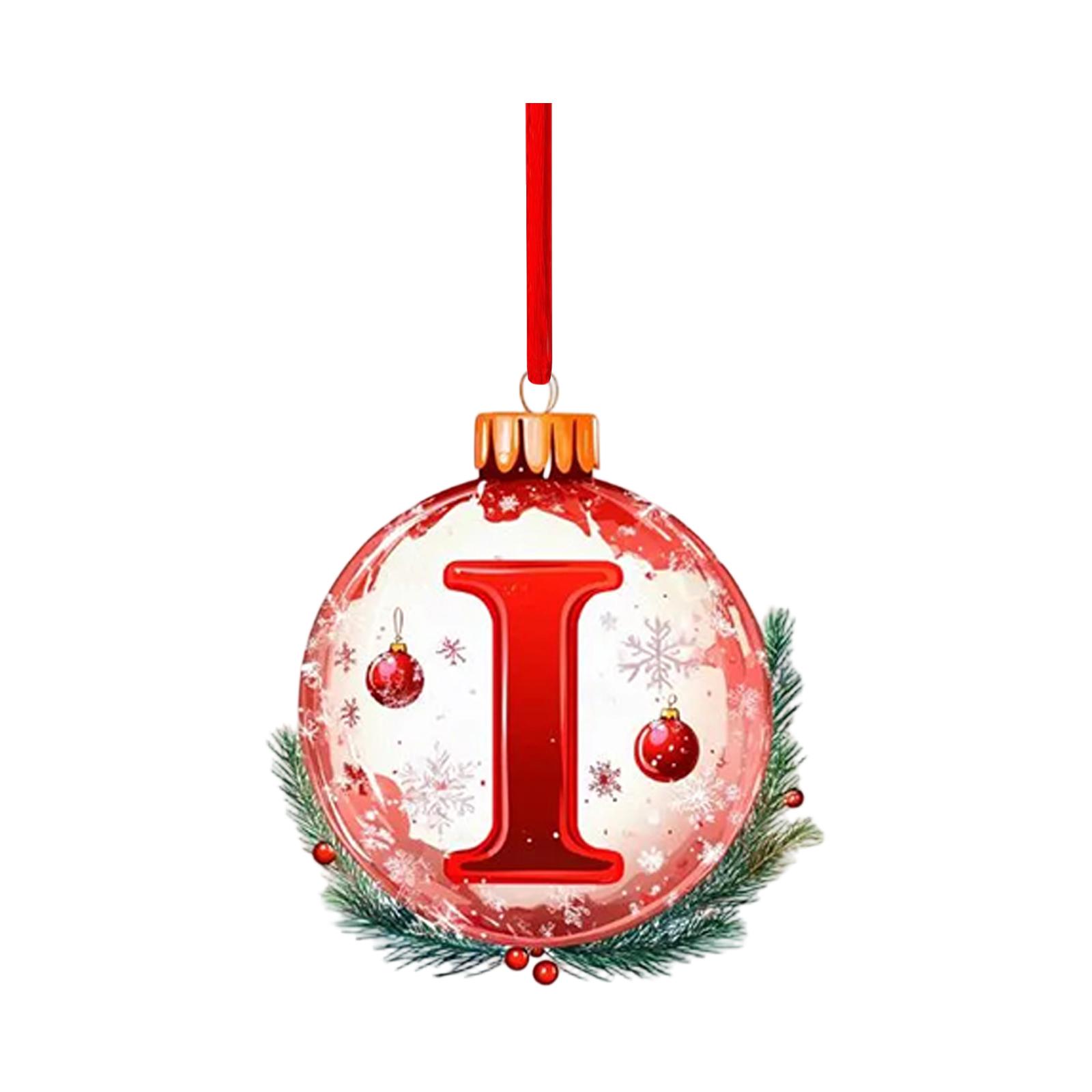

2D Christmas Decoration Pendant Christmas Tree Tag Theme Party Crafts Ornament One Size