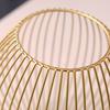 Metal Wire Cage Pillar Candle Holder Vintage Hollow Out Tea Light Holder for Fireplace Mantel Table Centerpiece
