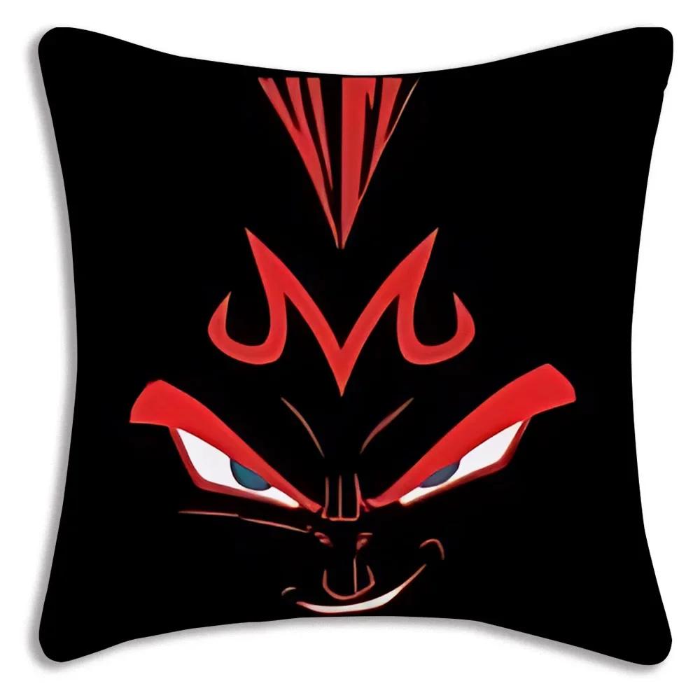 Anime Dragon Balls Z Goku Kawaii Kissenbezüge Cartoon Sofa Dekoratives Zuhause Doppelseitiger Druck Kurzer Plüsch Niedlicher Kissenbezug