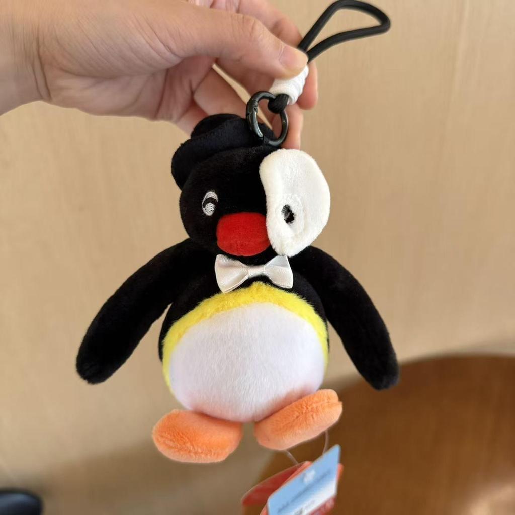 Genuine Penguin Family Bag Charm - Autumn/Winter Series Plush Toy Keychain