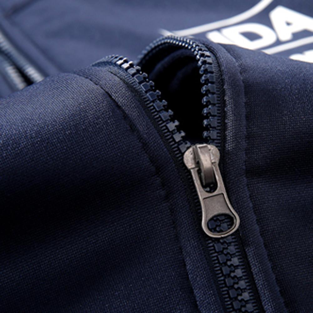 Men's Winter Long Sleeved Zipper Leisure Suit Tops Pants Sets Tracksuit