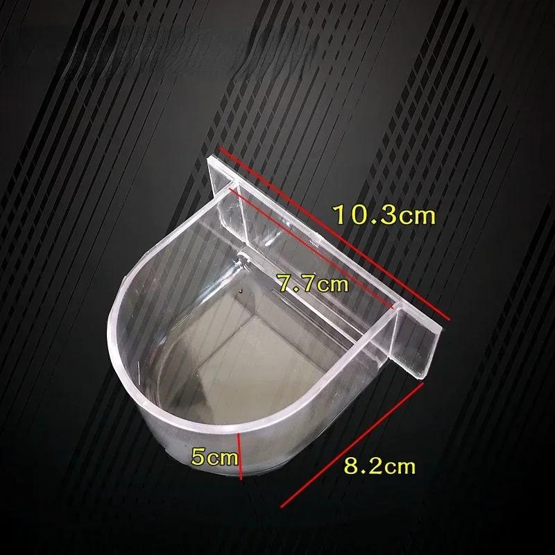 Trough Feeder Food Macaws Finches Canary Water Birdcage Cage Cup Parrot Feeding Bird Food Boxes Food Bowl Boxes Bird Budgerigar