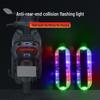 Solar-Powered Anti-Tailgating LED Warning Rear Light for Vehicles