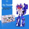 One-Step Transformation Star Steel Robot Toy: Optimus Prime & Bumblebee - Kids' Manual Transformation Robot
