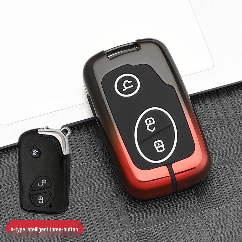 BYD F3 Key Cover for Old Models G3/F0/S6/S7/E6/L3 - High-End Men's Remote Control Car Bag Cover