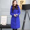 New Winter Coat Women's Long Loose Korean Version of Over-the-knee Cotton-padded Jacket Plus Fertilizer Plus Size Cotton-padded Jacket Coat