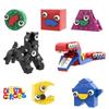 Der erstaunliche digitale Zirkus Clown Montage Bausteine DIY Plastikspielzeug Set ABS Material 200-400 Teile Exporttyp