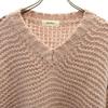 Mila Owen Long sleeve V neck sweater F pink knit Women Used