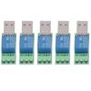 5 Stück Relaismodul Treiberfrei 1 Kanal Steuerschalter Controller-Platine für PC-Computer 5V