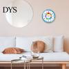 Bedroom Decor Wall Clock Colorful Silent Classroom Playroom Teach Time Child Telling Skills for Kids Room Learning to Tell