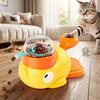 Alimentador Interactivo Pato Mascota Rompecabezas - Juguete Alimentador Lento Entrenamiento IQ para Gatos y Perros