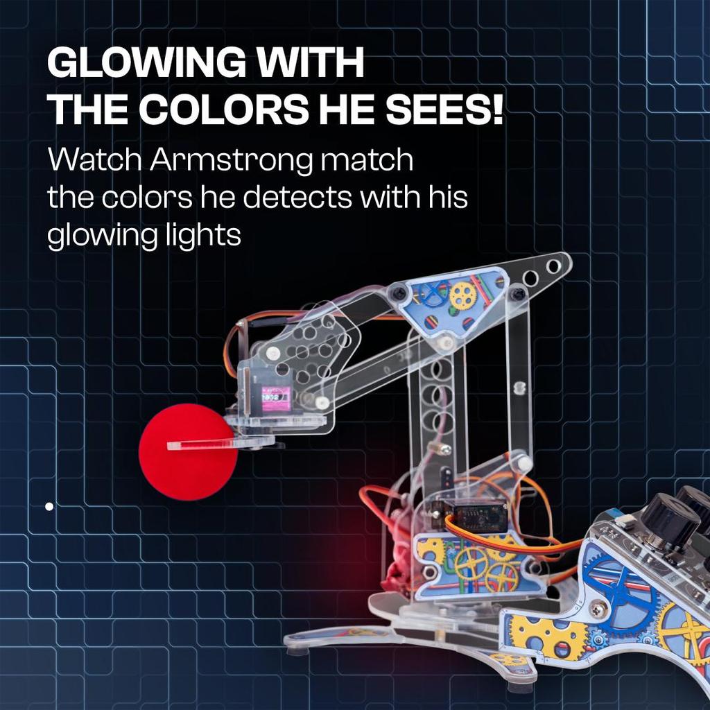 CircuitMess DIY AI & Robotics Bundle for Kids 11+ - Build & Code Your Own Robot Arm & Voice Assistant