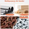 Pneumatic Sandpaper Polisher 15000RPM Triangle Air Random Orbital Sander Machine for Metal polishing