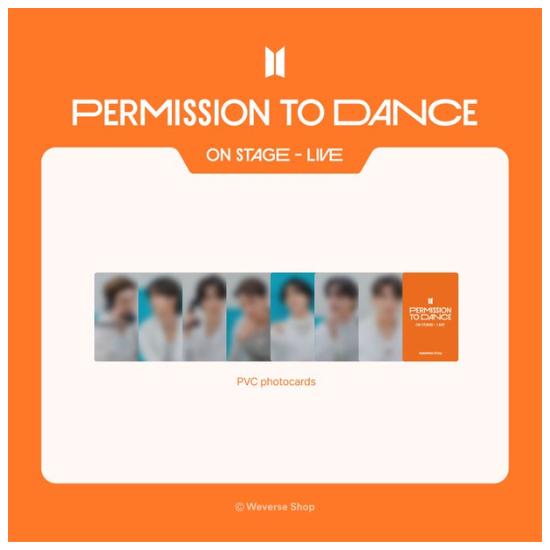 Seleccionar POB BTS PERMISSION TO DANCE on STAGE LIVE