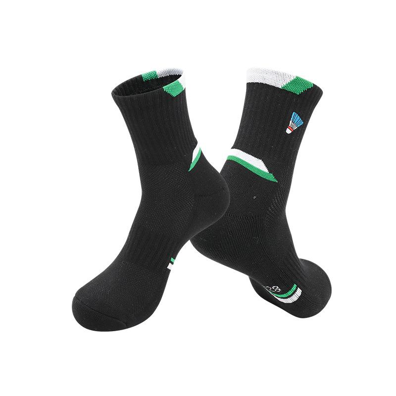 Autumn And Winter Professional Badminton Socks Men'S And Women'S Short Socks Cotton Non-Slip Breathable Towel Bottom Short Tube Sports Socks