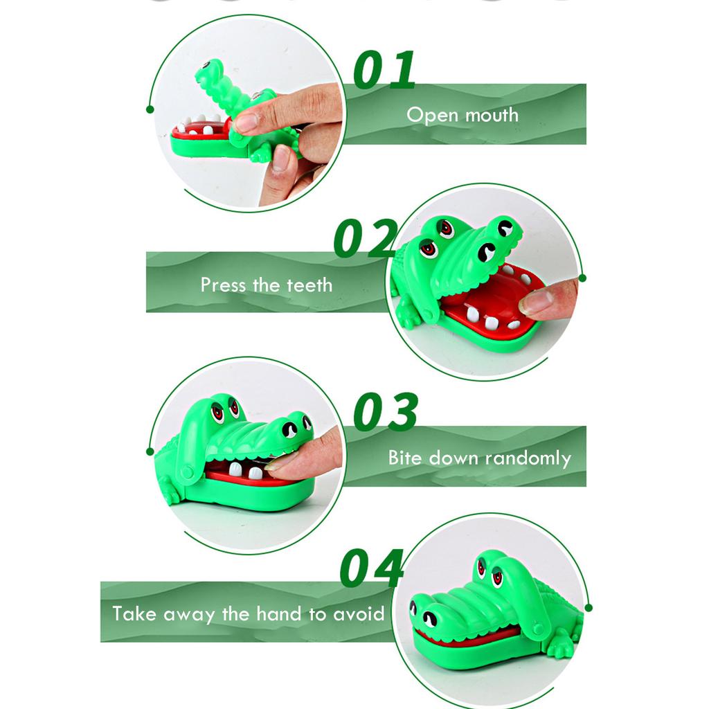 Handbeißendes Krokodil Gruseliges Spielzeug Trick Dekompression Alligator Spiel Kinder Cooles Zeug Dinosaurier Beißfinger Spielzeug Kinder Geschenk Spielzeug