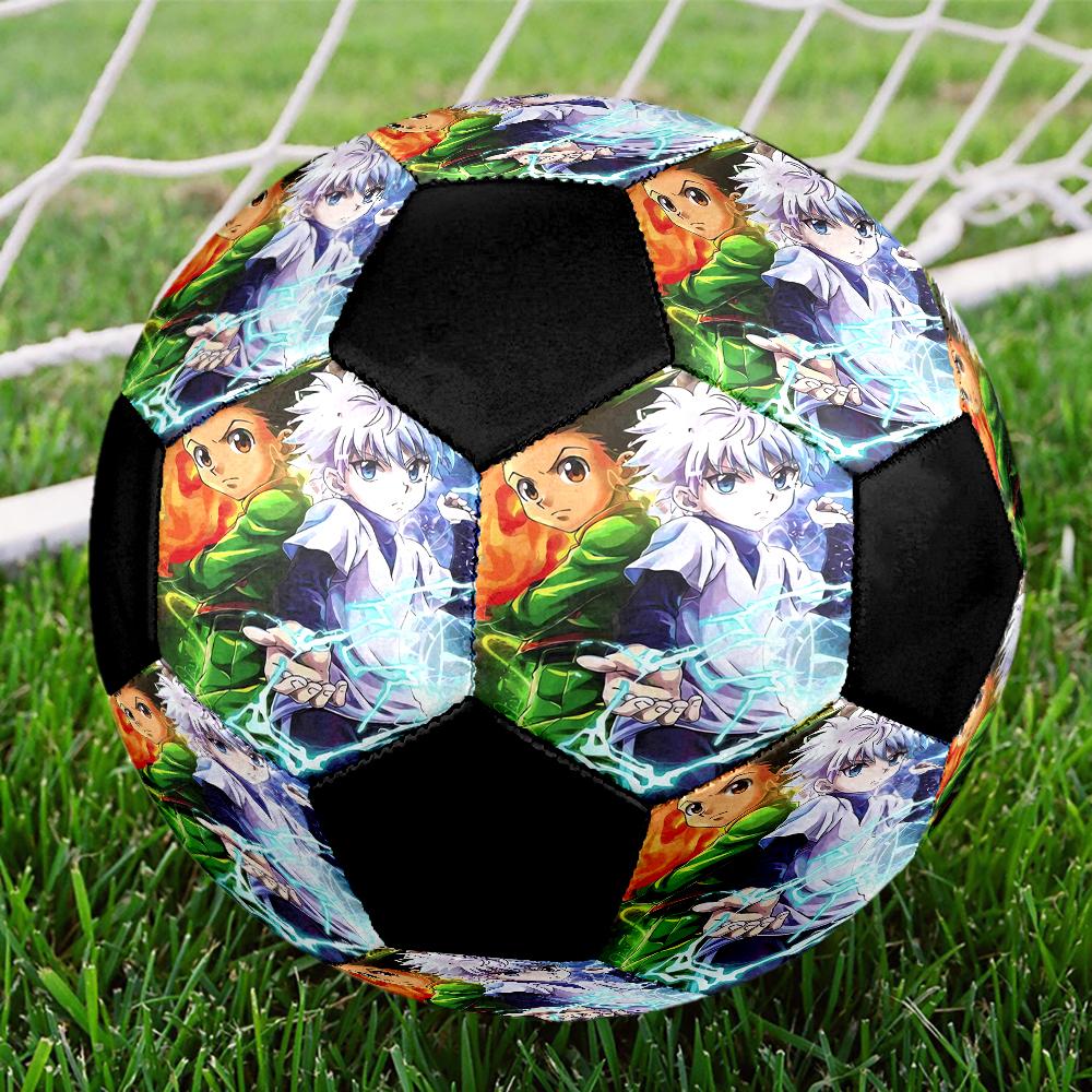 Soccer Ball Colorful Machine Stitched PVC Size 5 Team Training Competition Ready Durable High-Bounce Cool Sports Gift