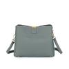 Women's Genuine Leather Bucket Bag 2026 New Fashionable Drawstring Shoulder Crossbody Purse Soft Cowhide Handbag