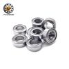 In-stock 6900 2RS Thin-walled Deep Groove Ball Bearing, 10x22x6, High-speed Motor Bearing with Blue Rubber Seal.
