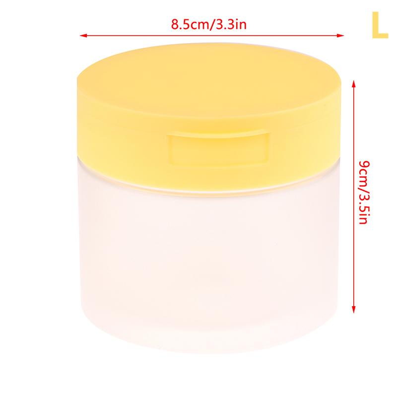 250/300/350 Ml Makeup Remover Cotton Cream Jar Lid Body Lotion Scrub Jar Cosmetic Container Travel Portable Bottle With Tweezers