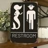Vintage Metal Tin Sign Stylish Wall Art Plaques 11.8x7.9 Inch Retro Decorative Signs Wall Decor for Bedroom Kitchen Living Room Cafes Bar Public