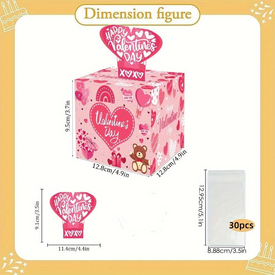 

Денежная коробка на День святого Валентина Подарочная коробка с деньгами для вечеринки-сюрприза на День святого Валентина Подарочная коробка для украшения вечеринки ко Дню святого Валентина. 1set