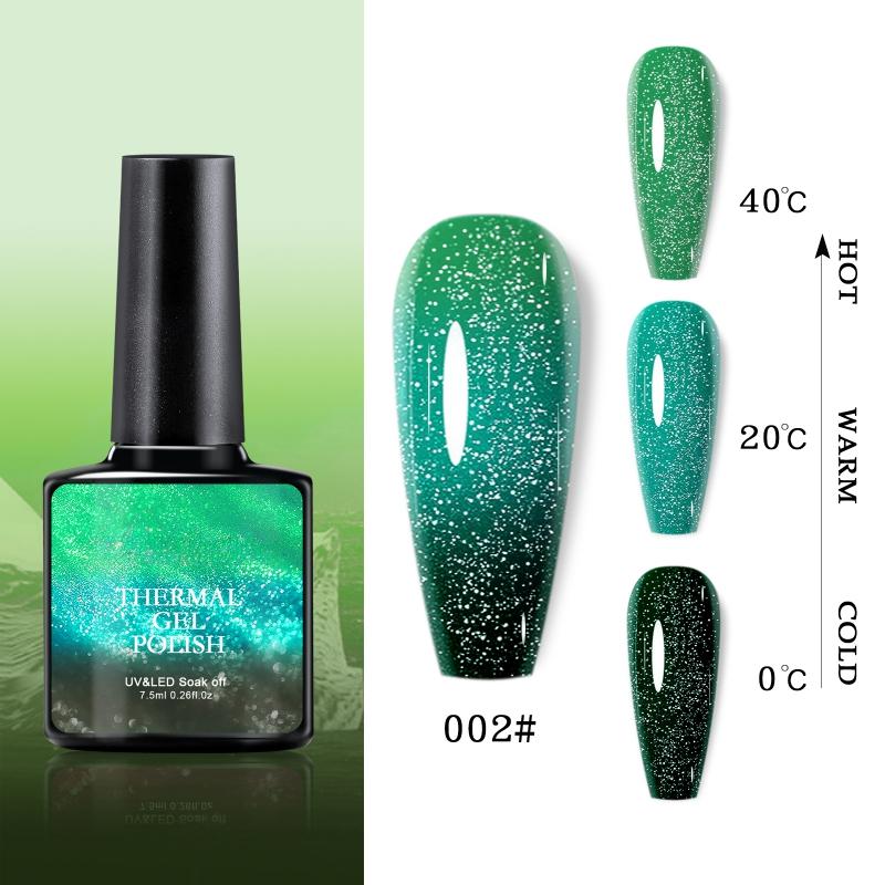 Color Changing Gel Polish Thermal Gel Polish Colour Changes With Temperature Nail Gel Polish 7.5ml