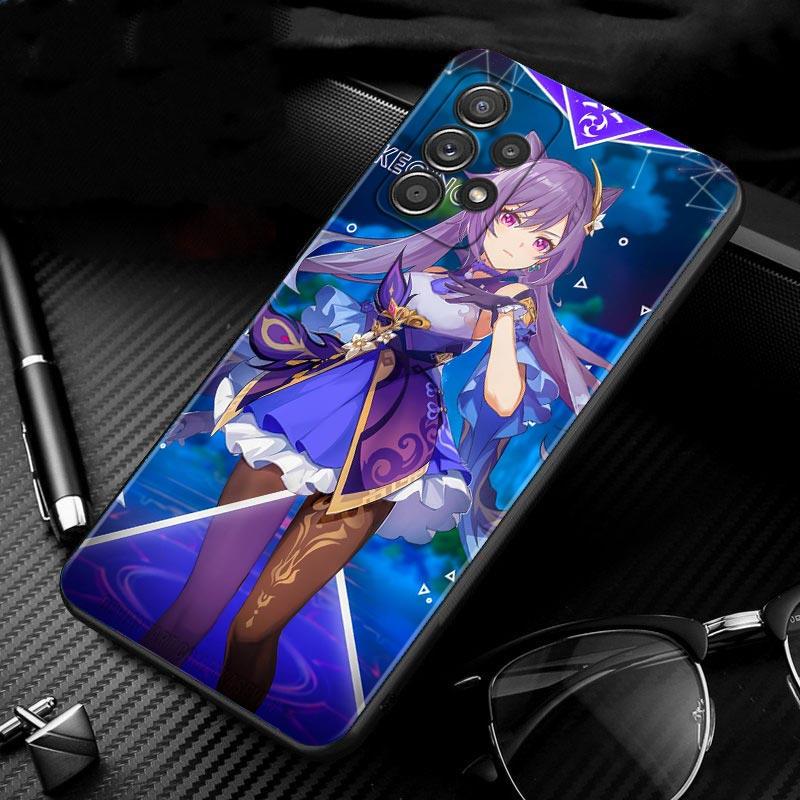 Etui na Samsung Galaxy A51 A12 A21s A71 A52 A31 A32 A02s A72 A11 A41 A22 A01 A51 5G A02 F42 Okładka Gra Genshin Impact Dziewczyna