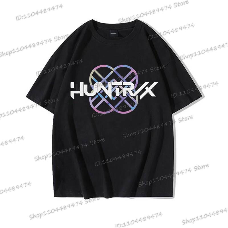 KPop Demon Hunters Unisex T-shirt Summer Anime KPop Demon Hunters Short Sleeve Tops Fashion Casual Women Men T Shirts