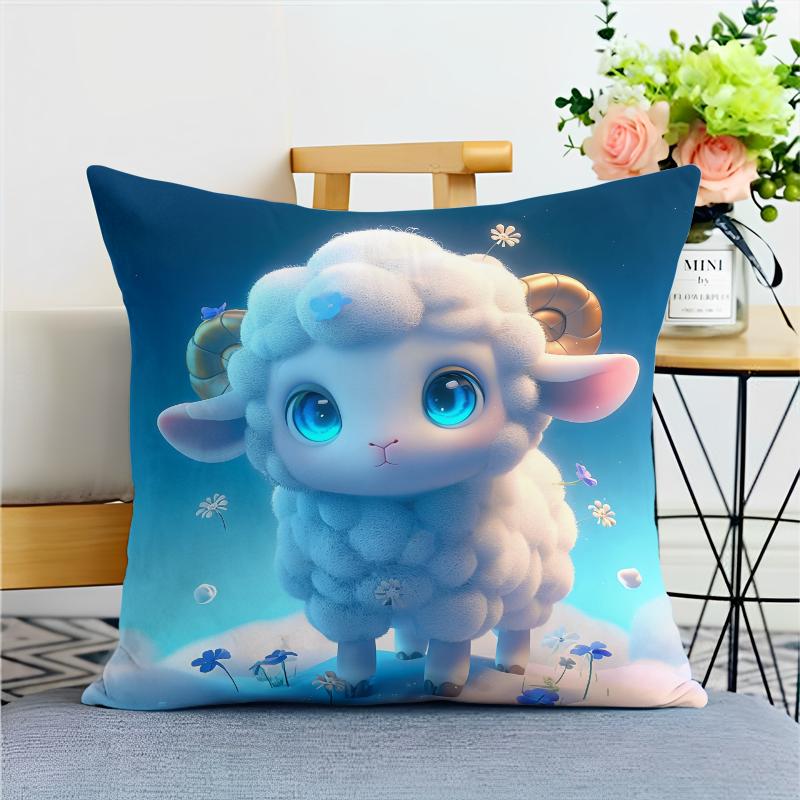 Beautiful Chinese Zodiac Pillowcase Dormitory Decoration Office Living Room Home Pillowcase