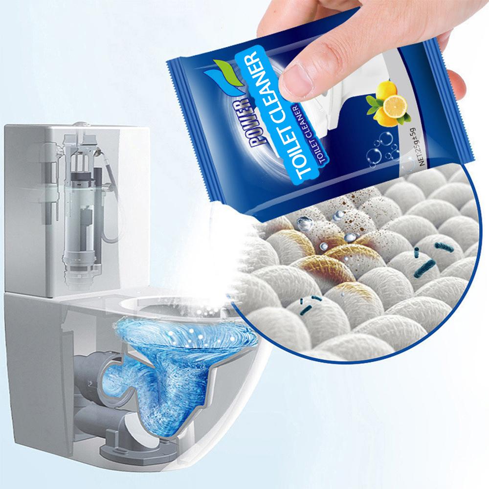 25g Toilet Cleaner Bag - Deodorizes, Removes Yellow Stains, and Scales