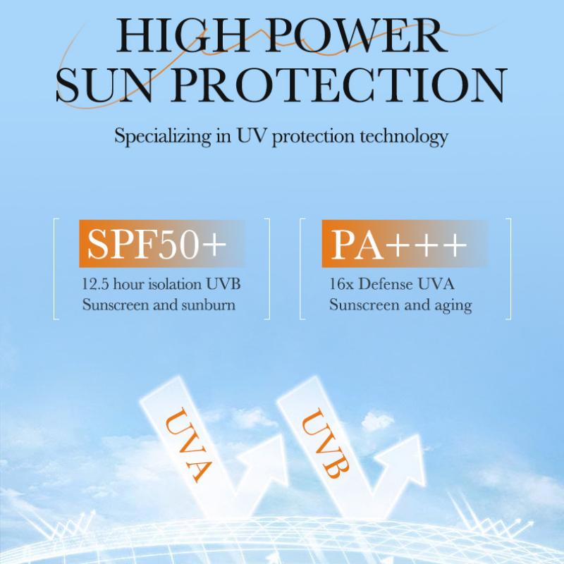 Sunscreen 50g SADOER Isolation Sunscreen Repair UV Protection Sunscreen